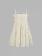 Square Neck Solid Bowknot Babydoll Mini Dress