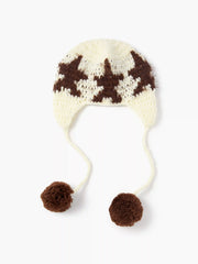 STAR KNITTED BEANIE HAT