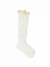 CRIMPED TRIM OVER THE CALF SOCKS