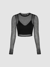 Sheer Long Sleeve Top & Tank Top