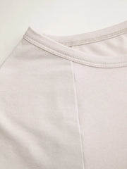 Cotton-blend Horse Graphic Asymmetrical Hem Top