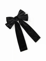 VELVET BOWKNOT HAIR CLIP