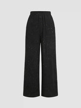 High Waisted Glitter Pull-On Pants