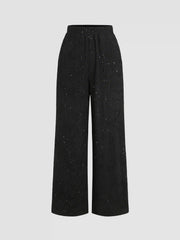 High Waisted Glitter Pull-On Pants