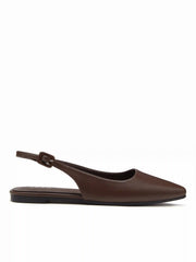 POINTED TOE SLINGBACK FLATS