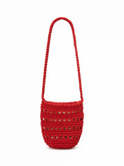 KNITTED SHOULDER BAG