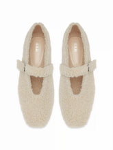 FUZZY MARY JANE FLATS