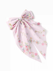 FLORAL BOWKNOT HAIR CLIP