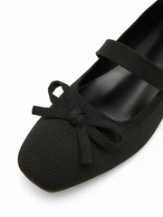 BOWKNOT DECOR MARY JANE FLATS