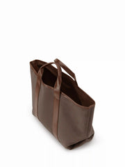 FAUX SUEDE TOTE BAG