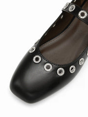 BOWKNOT DECOR MARY JANE FLATS