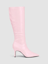 POINTED TOE STILETTO KNEE HIGH BOOTS