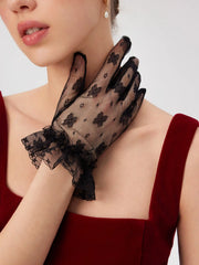 FLORAL LACE GLOVES