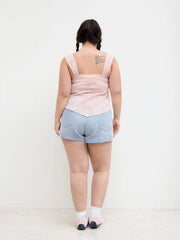 Lace Sweetheart Bowknot Tank Top Curve & Plus