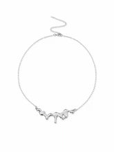 IRREGULAR LIQUID METAL PENDANT NECKLACE