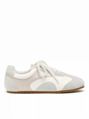 FAUX SUEDE LACE-UP SNEAKERS