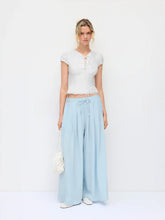 Cotton Broderie Anglaise Puff Sleeve Bowknot Blouse