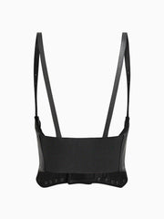 BUCKLE STUDDED CORSET BELT