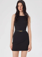 SLIM CLASP-FASTENING BUCKLE BELT