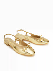 BOWKNOT SLINGBACK FLATS