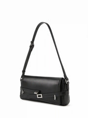 SQUARE BUCKLE SHOULDER BAG