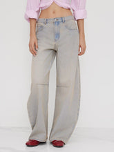 Cider Denim Low Rise Pocket Barrel-leg Jeans