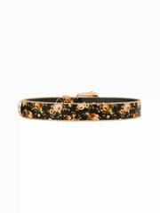 FLORAL ENGRAVED BUCKLE BELT
