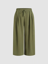 Elastic Waist Wide Leg Trousers Curve & Plus