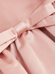 Bowknot Ruffle Bandeau Midi Dress