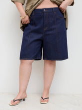 Cider Denim Mid Rise Bermuda Jorts Curve & Plus