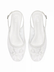 MESH SLINGBACK FLATS