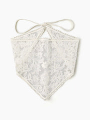 FLORAL LACE HEADSCARF