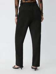Mid Rise Tapered Trousers