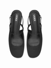 BUCKLE SLINGBACK CHUNKY HEELS