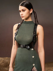Metal Buckle Corset Belt