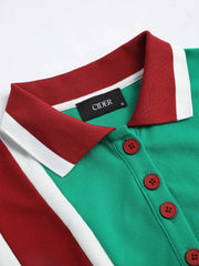 Blokecore Patchy Collar Short Sleeve Polo Shirt