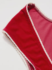 Velvet Boat Neck Bowknot Ruched Mini Dress