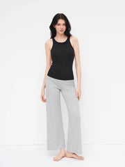 Built-in Bra Round Neckline Top