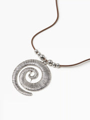 SWIRL PENDANT NECKLACE