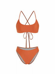 High Stretch Scoop Neck Bracelet Bikini Set