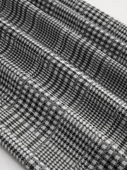 Mid Rise Check Pocket Straight Leg Trousers