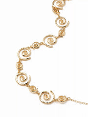 SPIRAL CHAIN NECKLACE
