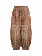 Chiffon Mid Rise Paisley Bloomer Trousers Curve & Plus