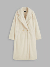 Faux Fur Double Breasted Coat