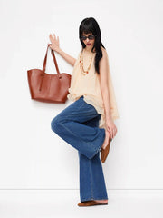 FAUX SUEDE BOWKNOT DECOR FRINGED MULE LOAFERS