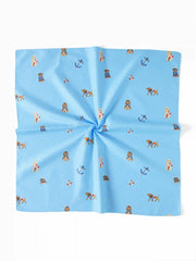 DOG & SHELL GRAPHIC HEADSCARF
