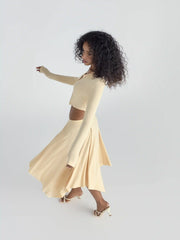CDR Cardi and Midi Skirt Set