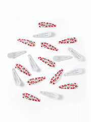 18PCS CHERRY HAIR CLIP SET