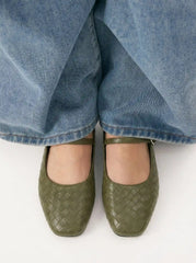 WOVEN ADJUSTABLE STRAP FLATS