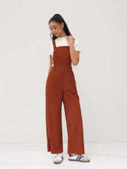 Corduroy Wide Leg Jumpsuit
